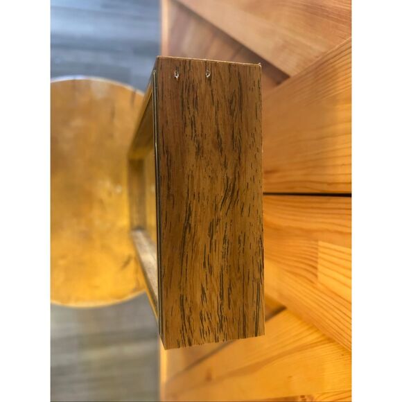 Coca Cola Coke Wall Clock Wooden Case Battery Operated Art Deco  Works (5621) - Picture 4 of 8